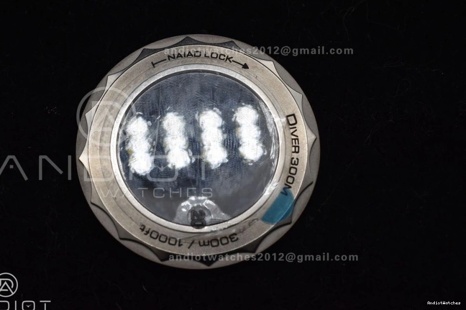 VSF A Best Edition Black Strap 300M PVD 1081 Dial Seamaster Diver GoAnywhere Black Rubber on 0116